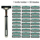 1/30PCS 2 Layers Quality Safety Razor Blades Manual Shaving Shaver Hair RemS Hn