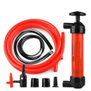 Portable Manual Car Siphon Pump Fuel Gas Transfer Oil Liquid Hand Air Pumps Kit