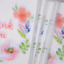 100X Thank You Flower Self Adhesive DIY Cookie Christmas Gift Bags 10cm*10cm  JR