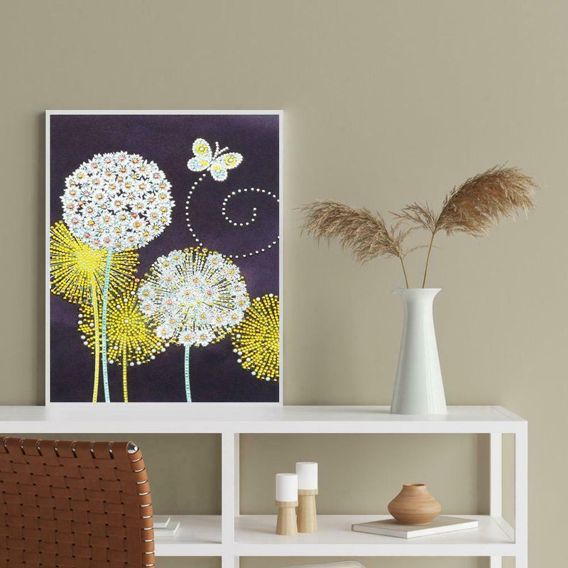 5D DIY Special Shaped Diamond Painting Dandelion Cross Stitch Mosaic Kits