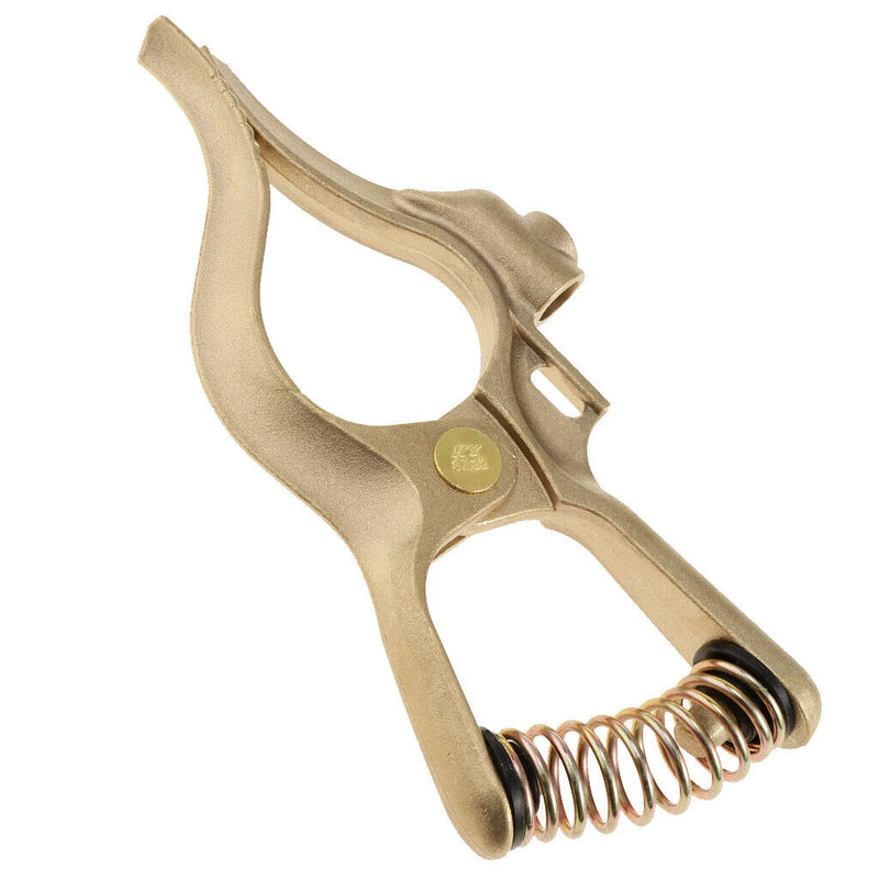 500A Welding Brass Ground Clamp Spring Earth Clip For MIG MMA TIG Welding