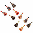 50Pcs Wooden Buttons For Sewing Crafts Clothes 2 Holes Mixed Guitar