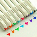 8PCS/Set Cute Korean Stationery Watercolor Pen Gel Pens Set Color Kandelia V1C8
