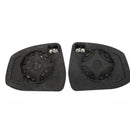 New Car Wing Side Mirror Cover Primed 1 Pair Left+Right Side Matte Black Fi
