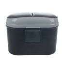 Mini Car Trash Rubbish Can Garbage Dust Case Holder Bin-black Grey G3O7