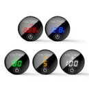 DC5V~48V LED Digital Volt Meter Display Gauge For Motorcycle With Touch Switch