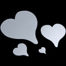 Lover Lips Love Hearts Modern Stylish Fashion Art Design Removable DIY Acry