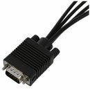 VGA adapter to TV S-Video RCA output video cable for PC C9K5