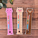 1X Cartoon thermometer wall hanging home temperature measure wall mounted OZ