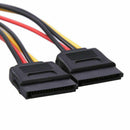 SATA Power Y Splitter Cable Adapter - M/F (Power Cable) 13cm. High quality K0B2