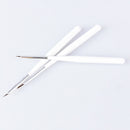 3pcs white nail art uv gel diy pen painting nail supplies salon manicure tool ME