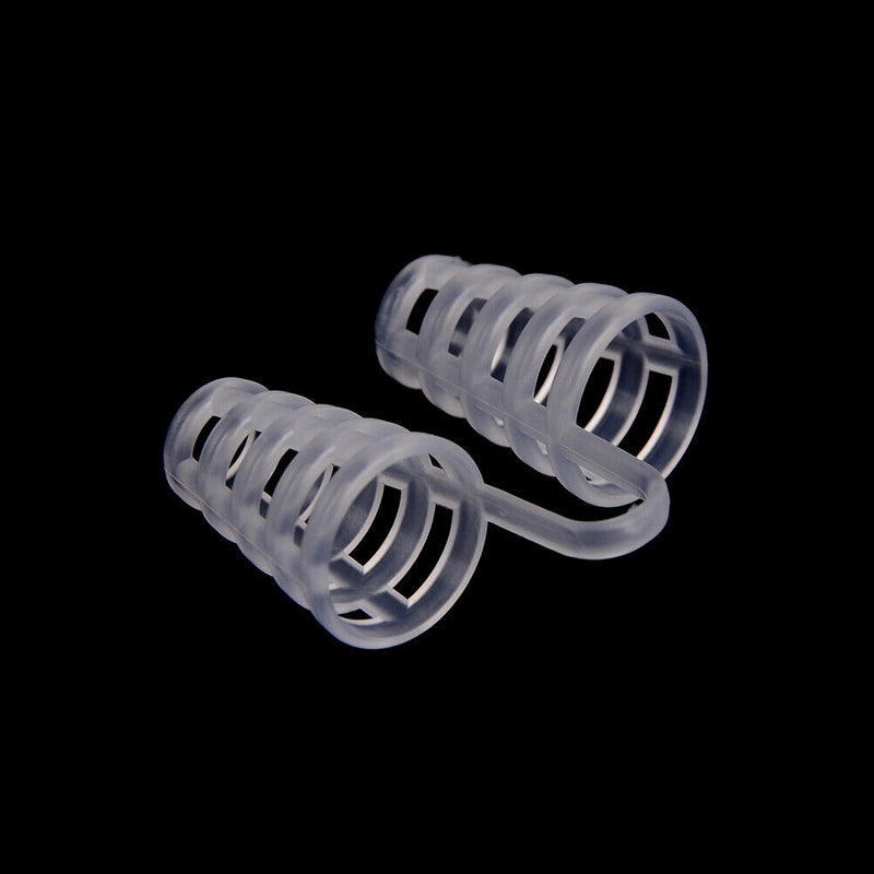 8Pcs silicone anti snore nasal dilators apnea aid device stop snoring nose  3c