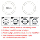 Plush Winter Warmer Car Steering Wheel Cover Protective Sleeve Wheel Protector