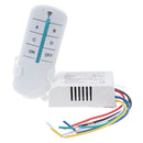 4 way Digital Wireless Remote Control Switch Receiver Transmitter For LED Lam OZ