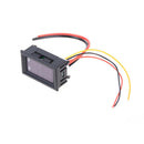 Digital LED Voltage Meter DC100V10A Voltmeter Ammeter Blue+Red LED Amp Dual BX
