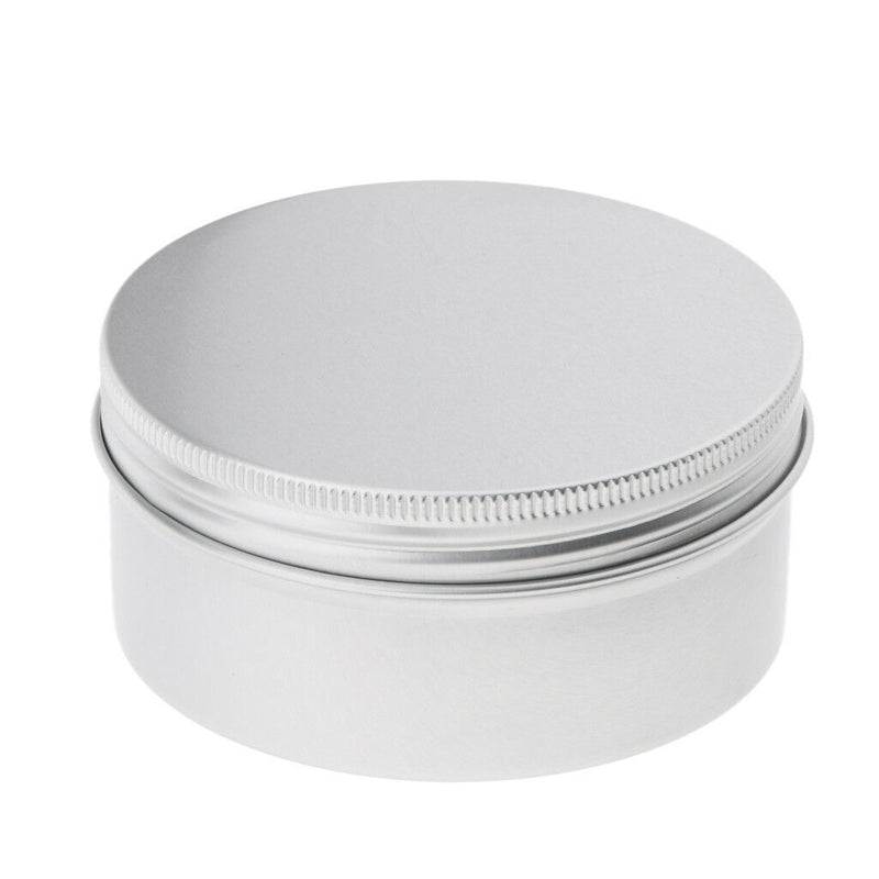 6x Aluminium Empty Pot Candle Soap Jewelry Findings Jar Tins Box 200ml 250ml