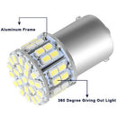 2x White Light 1156 50SMD 1206 LED Car Turn Signal Tail Stop Brake Backup Lam Kw