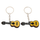2pcs Classical Guitar Keychain Music Keyring for Musician Music Lover Gift
