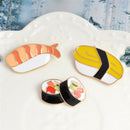 3x/Set Enamel Japanese Food Sushi Brooch Pins Shirt Collar Badges Pin Jewelry MO