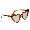 6pcs Heart Frame Sunglasses Retro Style Shades Party Club Eyewear Streetwear