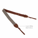 Camera Shoulder Neck Belt Cotton Strap Brown For Canon Sony Nikon Olympus DSLR
