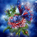 5D Diy Diamond Painting Scenery Flower Butterfly Accessory Full Drill Squar