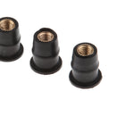 50 Pack Rubber Well Nuts M5 5mm Brass Insert Metric Wellnuts Motorcycle