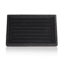 Soft Velvet Ear Stud Finger Ring Jewelry Display Tray Holder Case Black