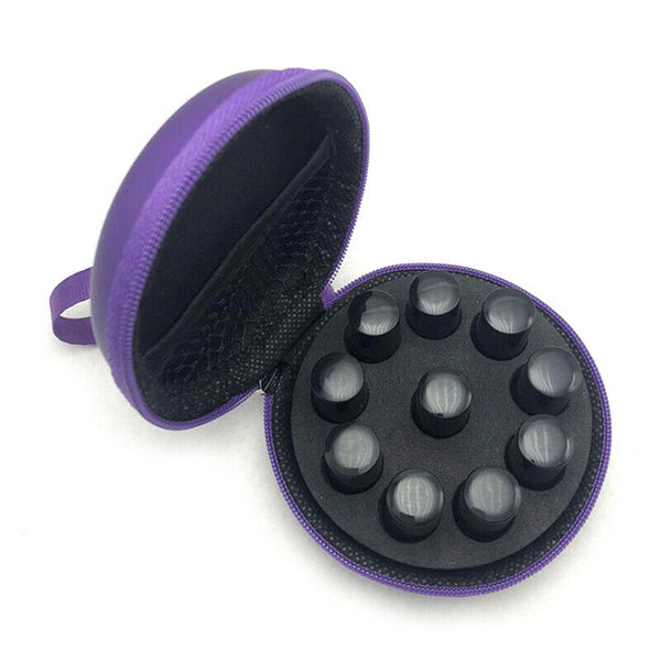 10 Bottles 1-2ml Essential Oil Case Storage Bag Oil Travel Portable CarryB Bj