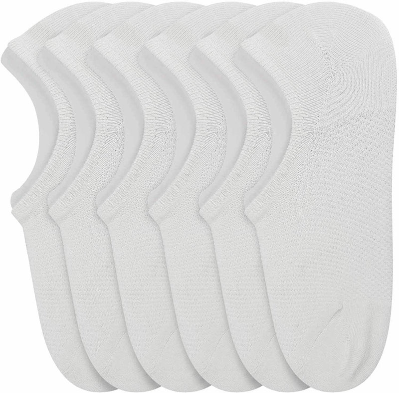 Unisex 10PAIRS 100% Cotton Boat Socks Low Cut Invisible Nonslip Ankle Socks USA