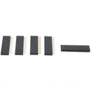 10pcs 2.54mm Single Row Female Pitch Header Socket Connector PCB 12 Pin Str P3I3