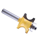 2x Half Round Bullnose Router Bits 3/4 1/2 -inch Woodworking Milling Cutter