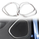 4Pcs Auto Car Styling Interior Door Speaker Cover Protector Trim Decoration Z6T3
