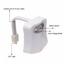 8 Colour Motion Activated Toilet Night Light, Cool Bathroom Gadget Nightlight,
