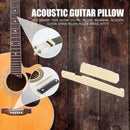 Left-Hand Folk Guitar ABS Bridge Saddle Nut Kit for Guitar (Ivory White) A