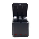 2 in 1 Portable Battery Storage Charging Box Case Holder Triple Charger Battery