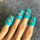 4PCS Silicone Guitar Thumb Bass Finger Picks Protector Plectrum Anti-Scalding D