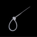 1000 Pcs White Plastic Cable Zip Tie Fasten Wrap 60mm x 2mm K3L9