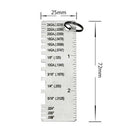 1Pc wire gauge thickness measuring tool wire/sheet metal gage measurement plate-