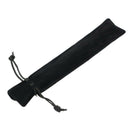 50 Pcs flannel Pen Pouch Sleeve Holder Single Pen Bag Case Pencil Bag,Black Q2R4