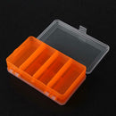 Portable Dual Layer 10 Slots PVC Plastic Fishing Tackle Accessory Tool Box