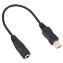 Mini USB Male to 3.5mm Jack Female Audio Cable Cord Adapter  Z