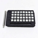 1mm DIY Craft Carving Printing Punch Leather Stamping Tool Set Stainless Steel