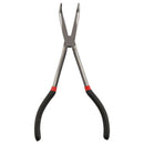 3X 11 inch EXTRA LONG NOSE PLIERS SET STRAIGHT & BENT TIP MECHANIC GRIP HAND  YE