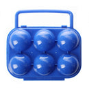Portable Folding Plastic Egg Carrier Holder Storage Container for 6 Eggs -  M3X8