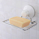 Stainless Steel Soap Holder Strong Vacuum Suction Cup Soap Storage Dish BoxME