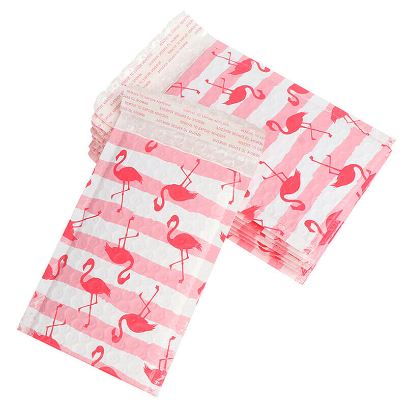 Usable Space Flamingo Bubble Mailer Envelopes Padded Mailing Bag Self SealiS Ew