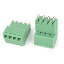 10pcs 2EDG 4Pin Plug-in Screw Terminal Block Connector 3.81mm Pitch Right Ang â„–[