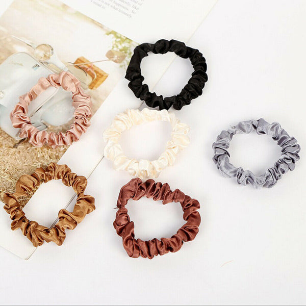 6x Women's Scrunchy Stretch Stretch Ties Ring Accessories