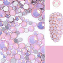 Nail Art Rhinestone Protein Diamond Glass Transparent Size Mixed Manicure N B3V6